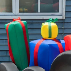 Outsunny 4.76-ft Santa Claus Christmas Inflatable -Cheap Northlight Store 332008726 AlternateImage3