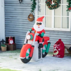Outsunny 4.79-ft Santa Claus Christmas Inflatable -Cheap Northlight Store 332008740 AlternateImage4