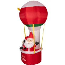 Northlight 8-ft Lighted Feliz Navidad Hot Air Balloon Christmas Inflatable Decoration -Cheap Northlight Store 332017453 AlternateImage2