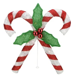 Northlight 27-in Sparkling Double Candy Cane Christmas Decoration With Lights -Cheap Northlight Store 332017736 AlternateImage2