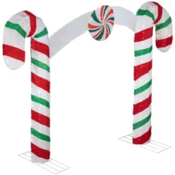 Northlight 7-ft Double Candy Cane Archway Outdoor Christmas Decoration With Lights -Cheap Northlight Store 332017737 AlternateImage2