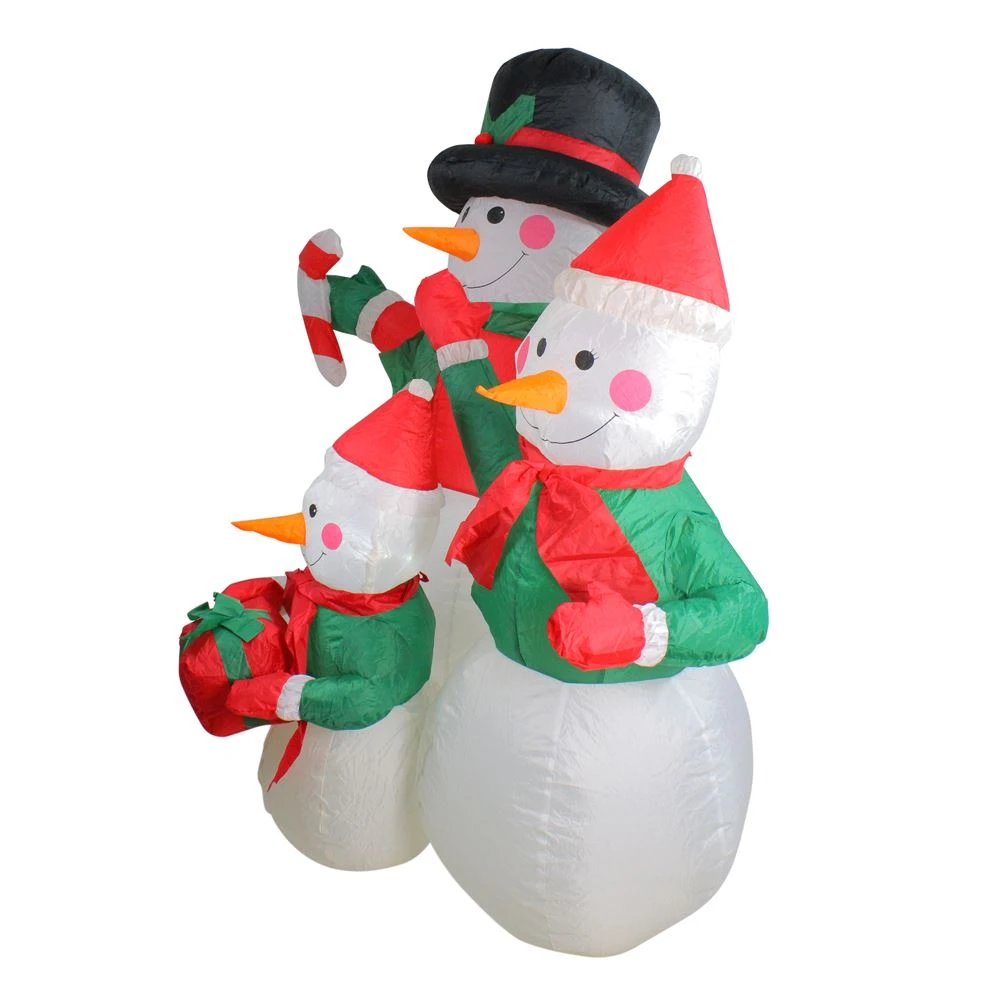 Northlight 4-ft Lighted Snowman Christmas Inflatable 2 Northlight 4-ft Lighted Snowman Christmas Inflatable - Image 2