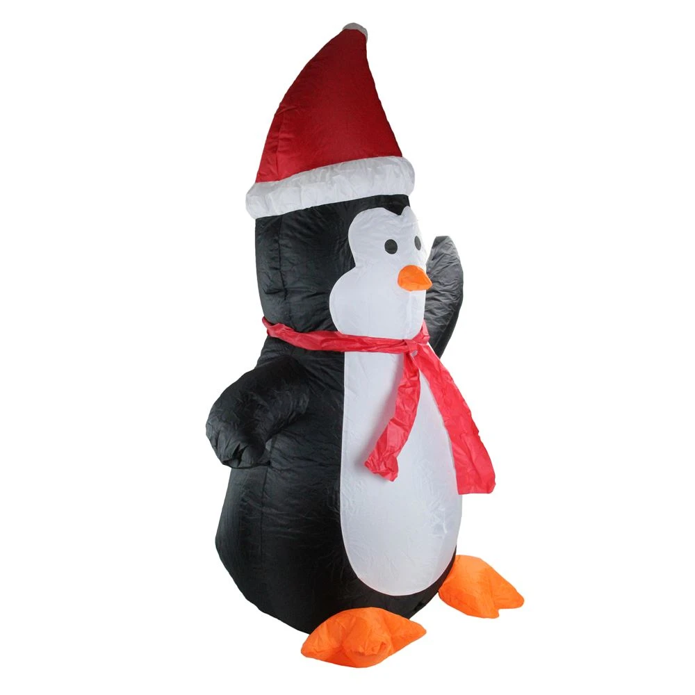 Northlight 4-ft Lighted Penguin Christmas Inflatable 2 Northlight 4-ft Lighted Penguin Christmas Inflatable - Image 2