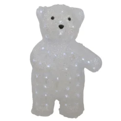 Northlight 16.5-in Polar Bear Christmas Decoration With Lights