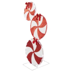 Northlight 32-in Stacked Peppermint Candies Christmas Yard Decoration With LED Lights -Cheap Northlight Store 332017758 AlternateImage2