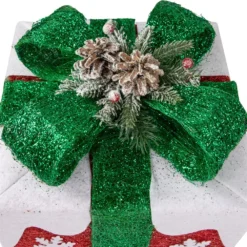 Northlight Set Of 3 12-in Snowflakes Gift Boxes Christmas Decoration With Lights -Cheap Northlight Store 332017759 AlternateImage4