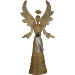 Northlight 68-in Golden Angel Christmas Decoration With Lights