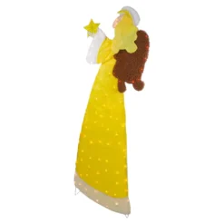 Northlight 72-in Yellow Chenille Angel Outdoor Christmas Decoration With Lights -Cheap Northlight Store 332017779 AlternateImage3