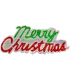Northlight 19.5-in Hanging Merry Christmas Sign With Multicolour Incandescent Light
