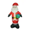 LB International 8-ft LED Lighted Santa Christmas Inflatable