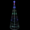 Northlight 6-ft Pre-Lit Freestanding Cone-Shaped Christmas Tree With Multicolour LED