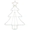 Northlight 38-in Lighted Christmas Tree Silhouette With Multicolour LED