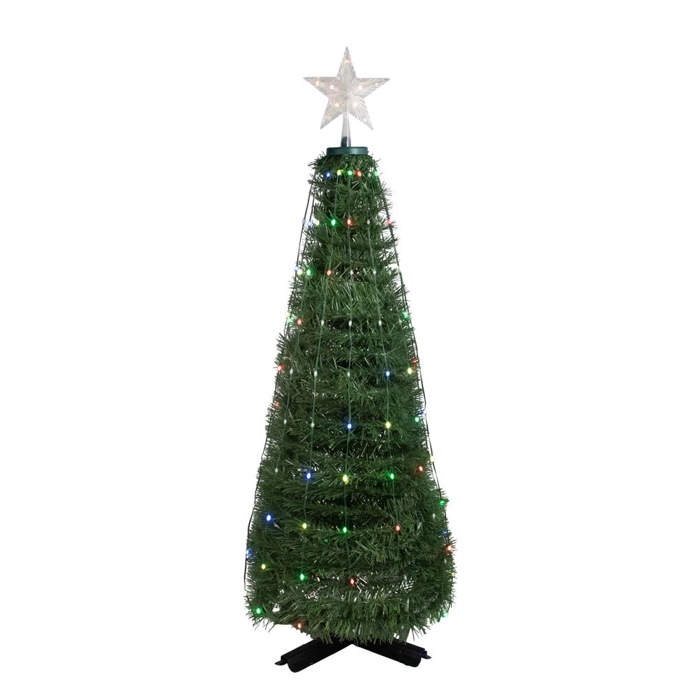 Northlight 4-ft Green Artificial Outdoor Christmas Tree With Colour Changing LED 2 Northlight 4-ft Green Artificial Outdoor Christmas Tree With Colour Changing LED - Image 2