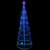 Northlight 12-ft Pre-Lit Freestanding Cone-Shaped Christmas Tree With Blue LED