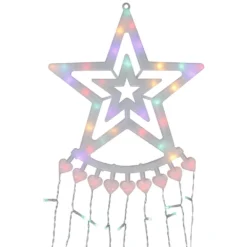 Northlight 12.5-ft Waterfall Christmas Tree With Multicoloured LED Lights 8 Northlight 12.5-ft Waterfall Christmas Tree With Multicoloured LED Lights -Cheap Northlight Store 332018097 AlternateImage3