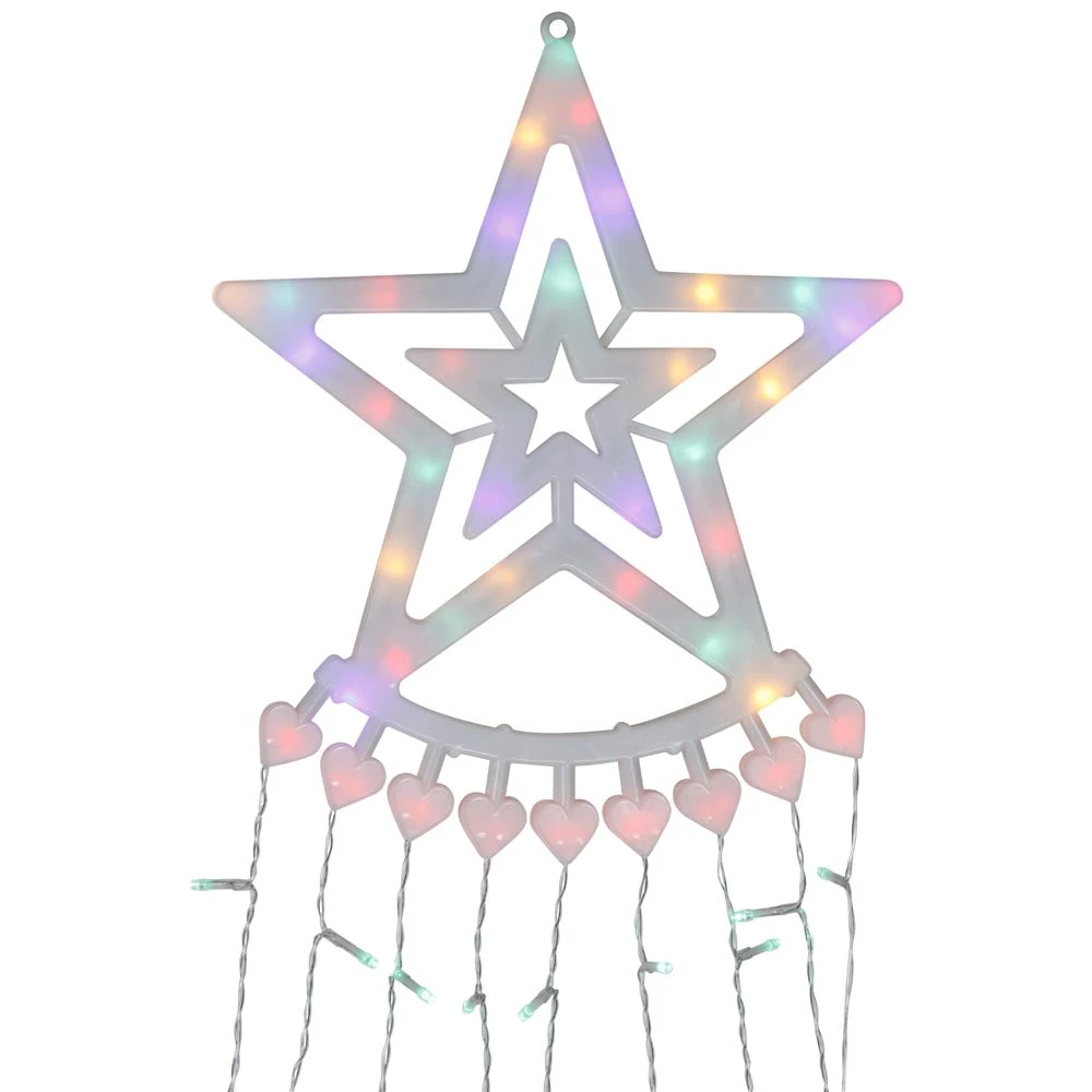 Northlight 12.5-ft Waterfall Christmas Tree With Multicoloured LED Lights 4 Northlight 12.5-ft Waterfall Christmas Tree With Multicoloured LED Lights - Image 4