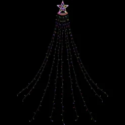 Northlight 12.5-ft Waterfall Christmas Tree With Multicoloured LED Lights 9 Northlight 12.5-ft Waterfall Christmas Tree With Multicoloured LED Lights -Cheap Northlight Store 332018097 AlternateImage4