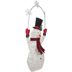 Northlight 57-in LED Lighted Christmas Snowman Holding Snowflakes -Cheap Northlight Store 332018098 AlternateImage3