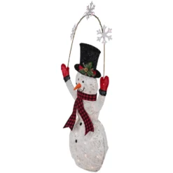 Northlight 57-in LED Lighted Christmas Snowman Holding Snowflakes -Cheap Northlight Store 332018098 AlternateImage4
