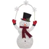 Northlight 57-in LED Lighted Christmas Snowman Holding Snowflakes