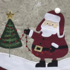 Holiday Living Christmas Tree Skirt With Santa 48-in 5 Holiday Living Christmas Tree Skirt With Santa 48-in -Cheap Northlight Store 53345196c