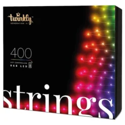 Twinkly 400-Light Multicolour Smart LED Christmas Lights 105-ft 9 Twinkly 400-Light Multicolour Smart LED Christmas Lights 105-ft -Cheap Northlight Store 66475002e