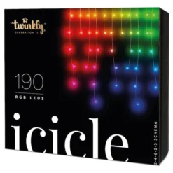 Twinkly 190-Light Multicolour Icicle Smart LED Christmas Lights 9 Twinkly 190-Light Multicolour Icicle Smart LED Christmas Lights -Cheap Northlight Store 66475003e